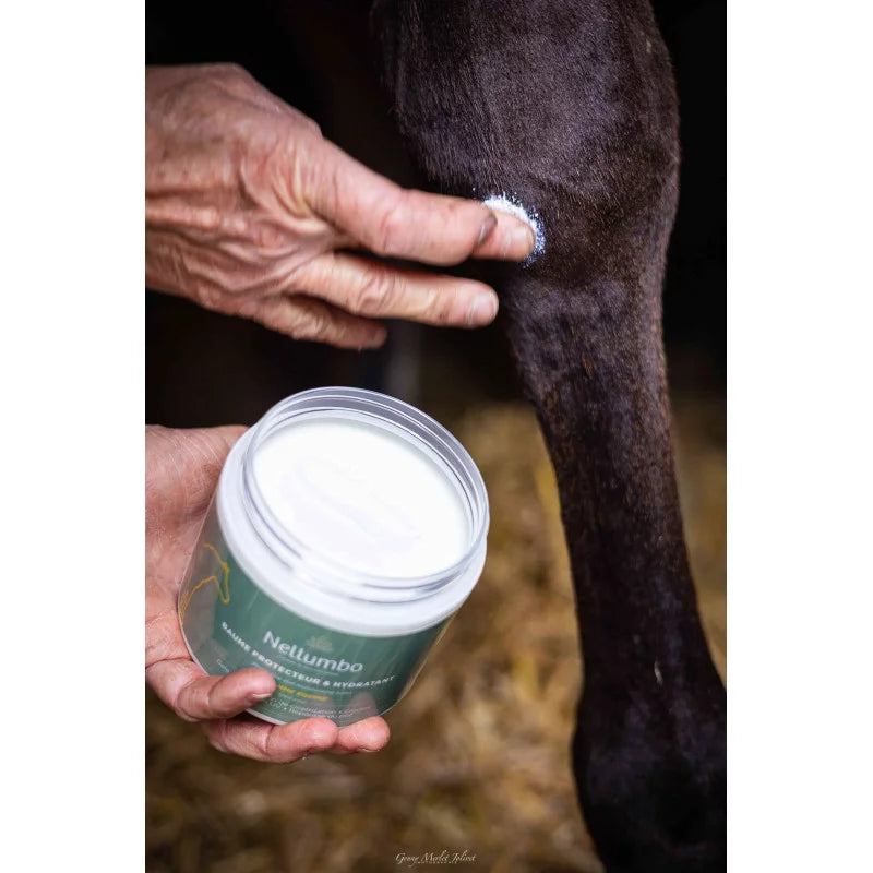 Baume protecteur et hydratant pour chevaux - Soin naturel de la peau Nellumbo