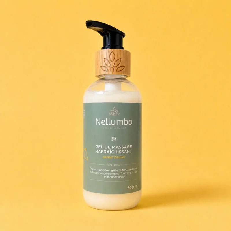 Gel de massage rafraîchissant pour chevaux - 200 ML