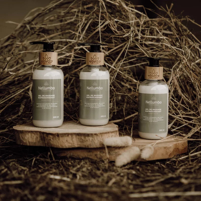 Gel de massage rafraîchissant pour chevaux - 200 ML